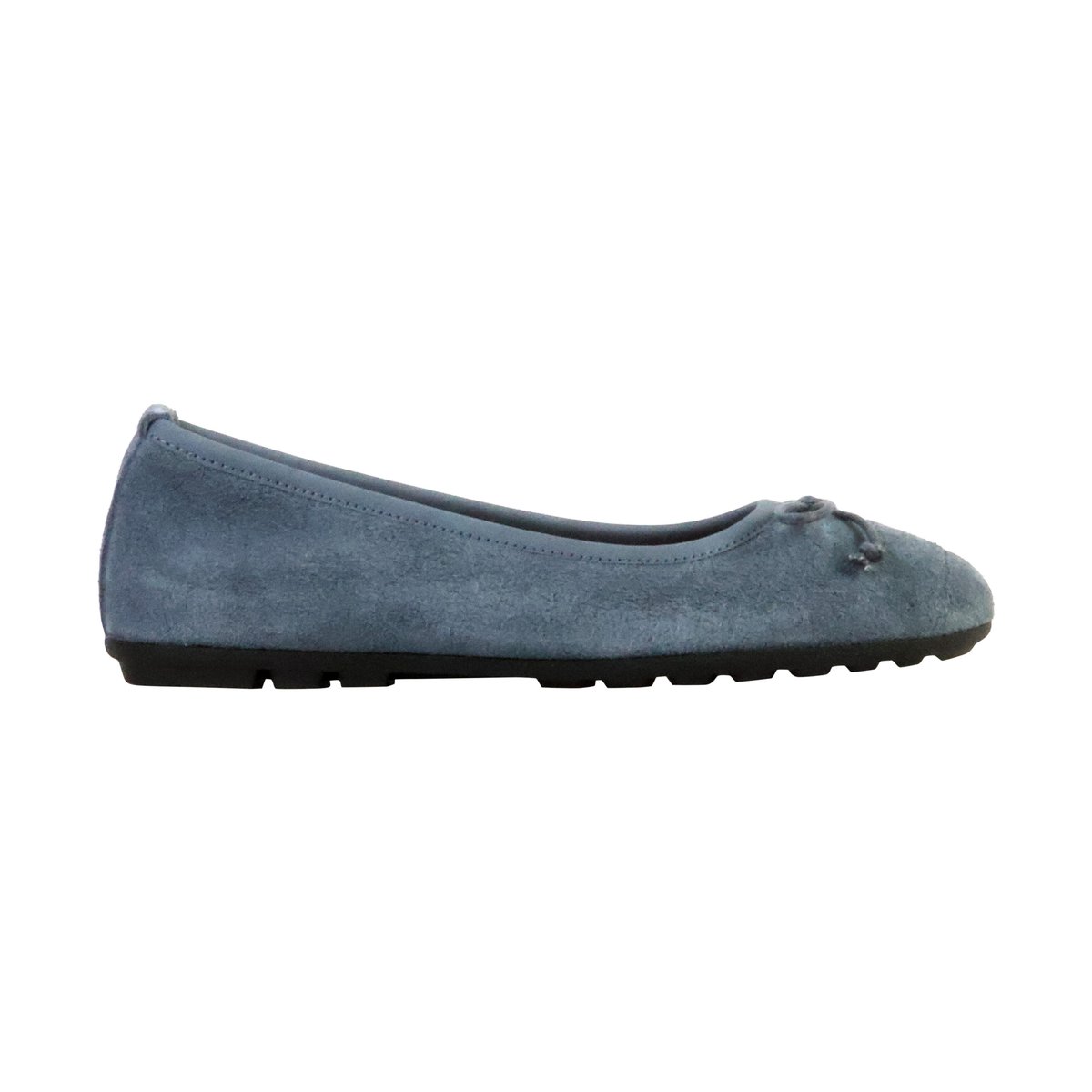 Ballerine Cuir Alénoa bleu, THE DIVINE FACTORY