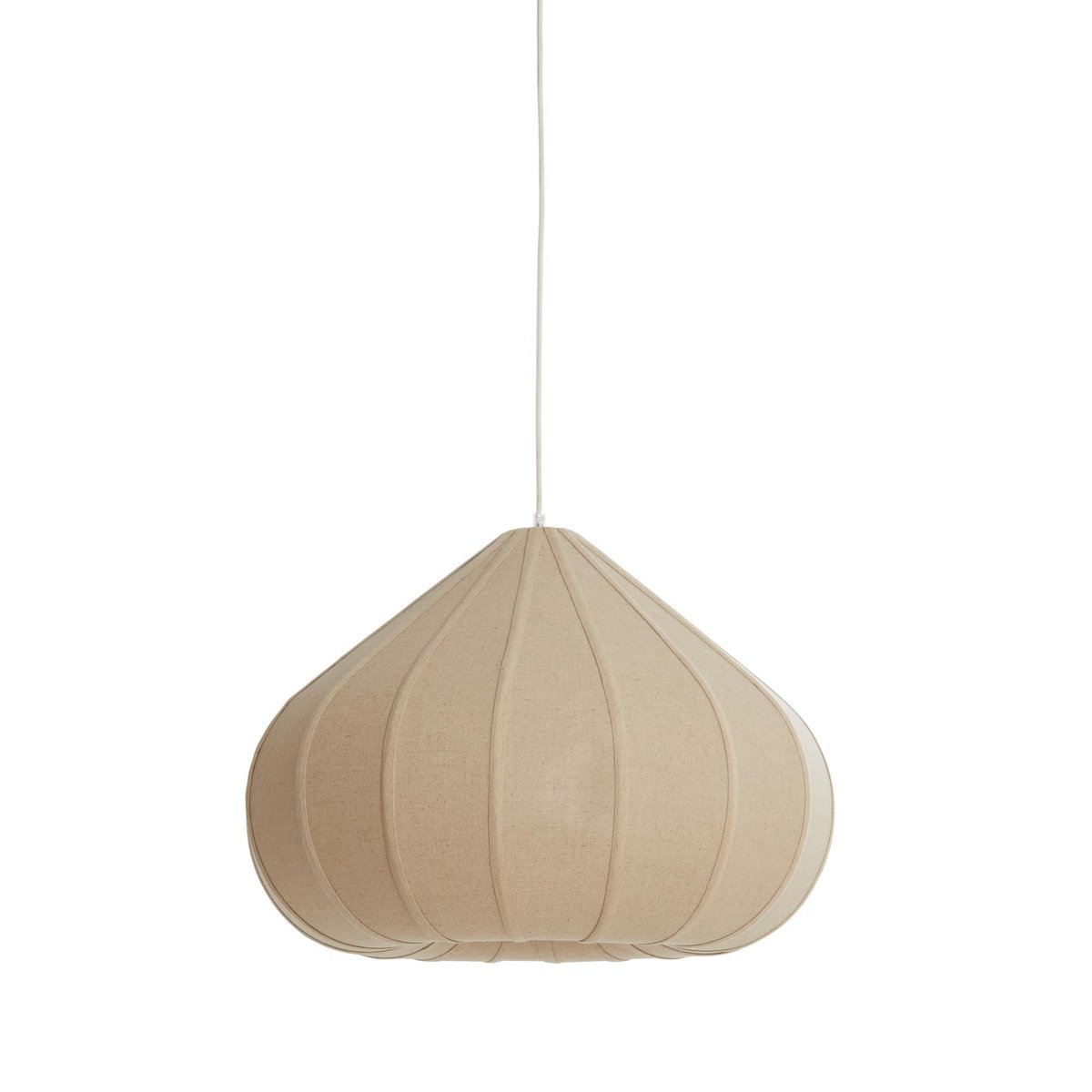 Lampe Suspendue Textiles ZUBEDA naturel, LIGHT & LIVING 