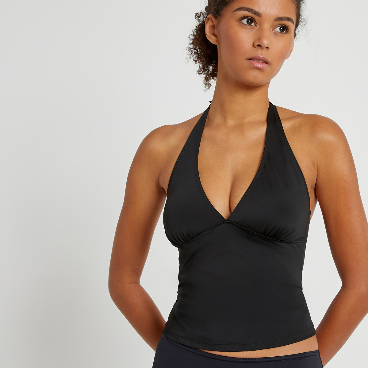 Tankini bovenstuk zwart, LA REDOUTE COLLECTIONS