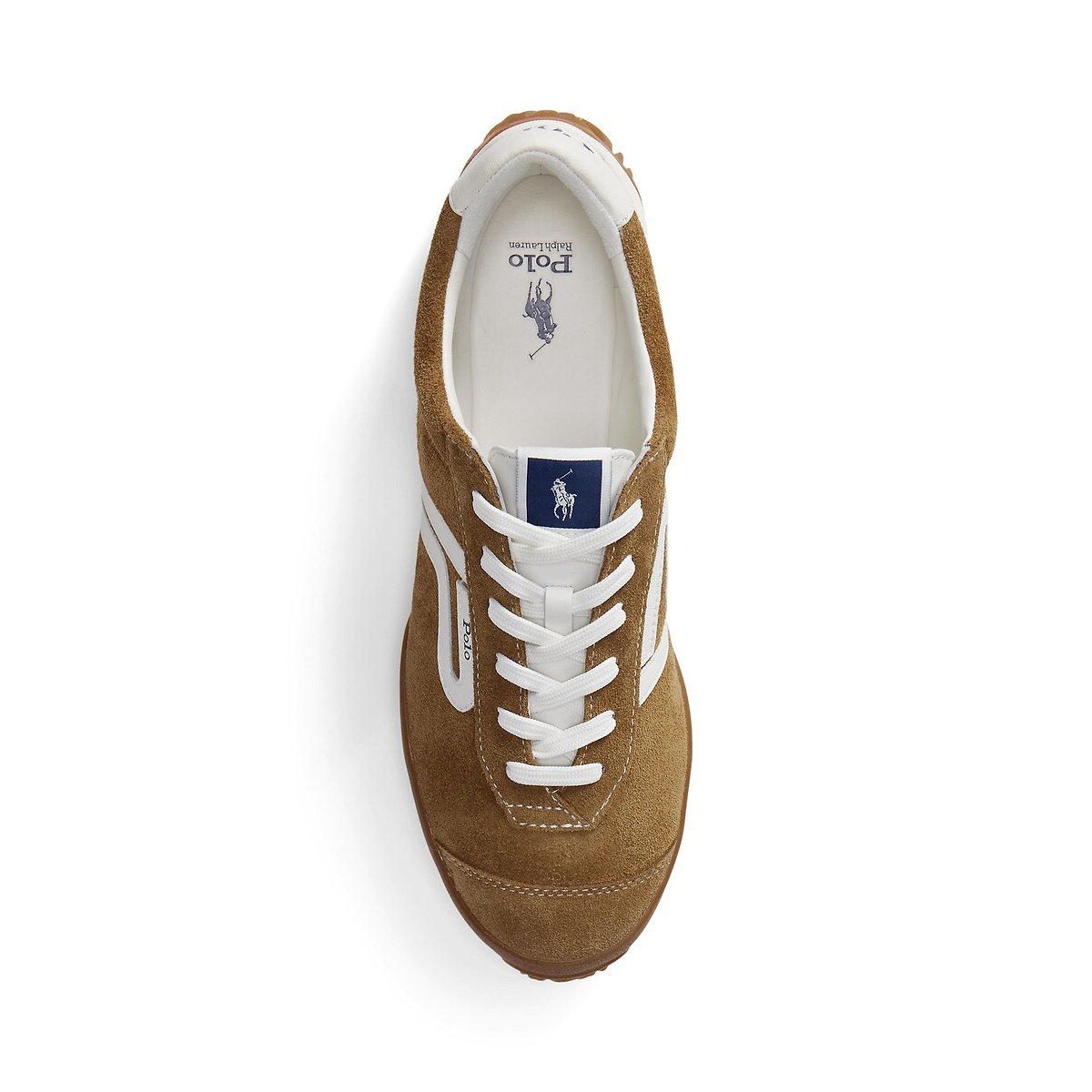 Baskets en cuir Tread Low camel, POLO RALPH LAUREN