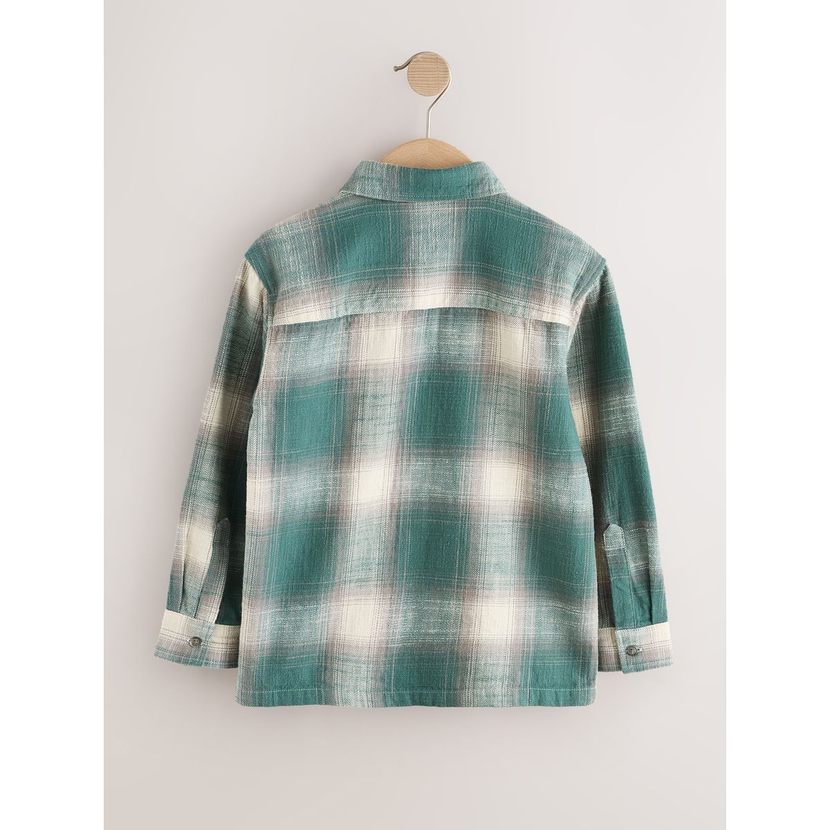 T-shirt et chemise à carreaux, 2 pièces à carreaux verts, NEXT