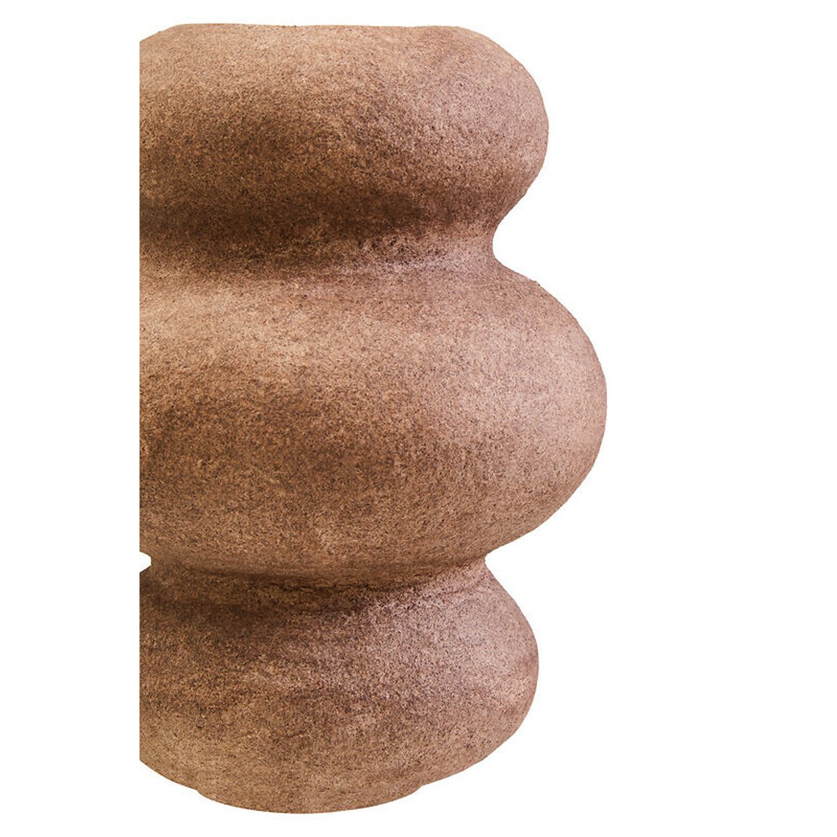 Cotton Mache And Coco Shell Bubble Vase natural, FIFTY FIVE SOUTH