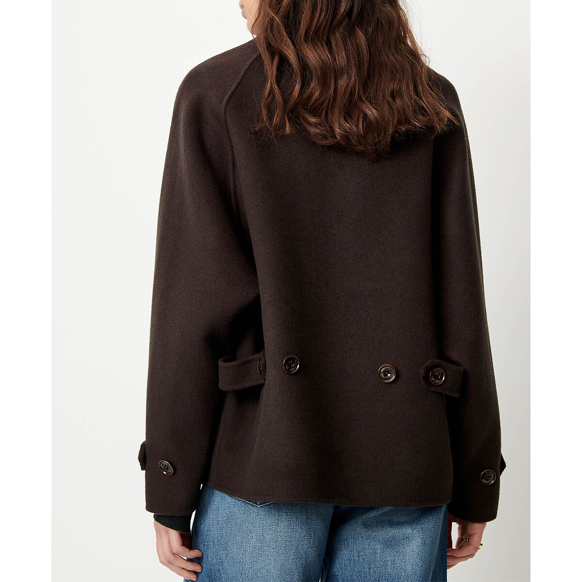 Manteau court en laine mélangée, VALLEY NEVADO brun, SESSUN