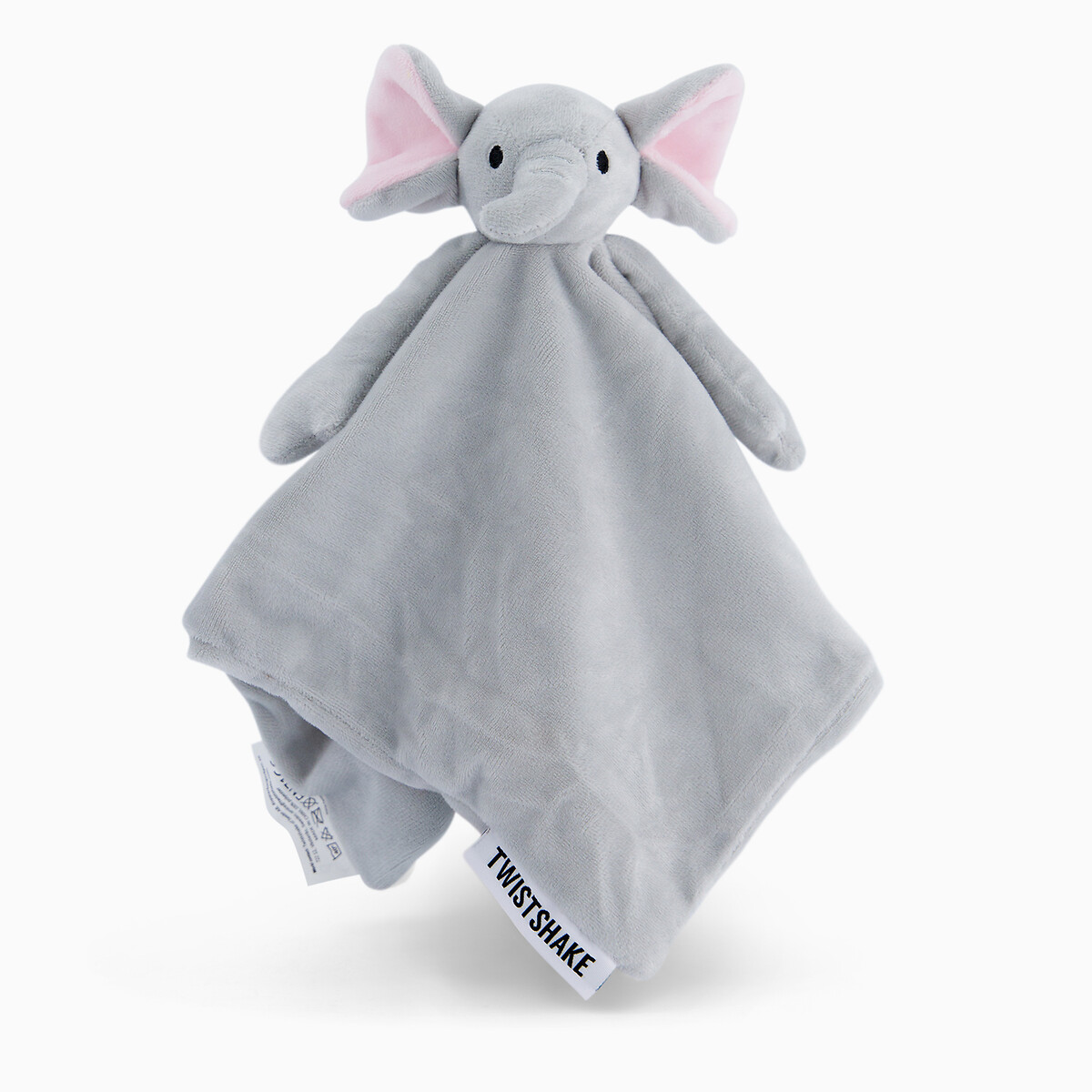 Doudou Twistshake Elefante cinzento, TWISTSHAKE