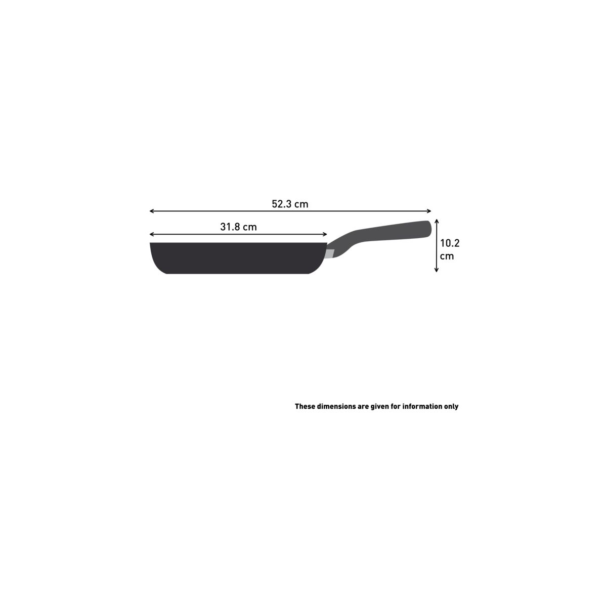Poêle EXCELLENCE + CERAM 30cm noir, TEFAL