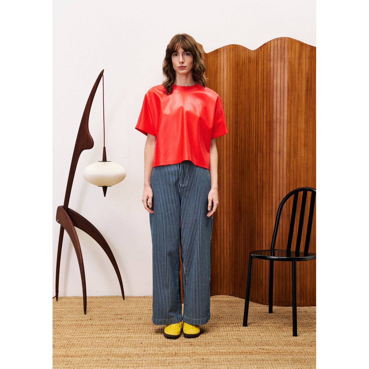 T-shirt BAZIN rouge, FRNCH