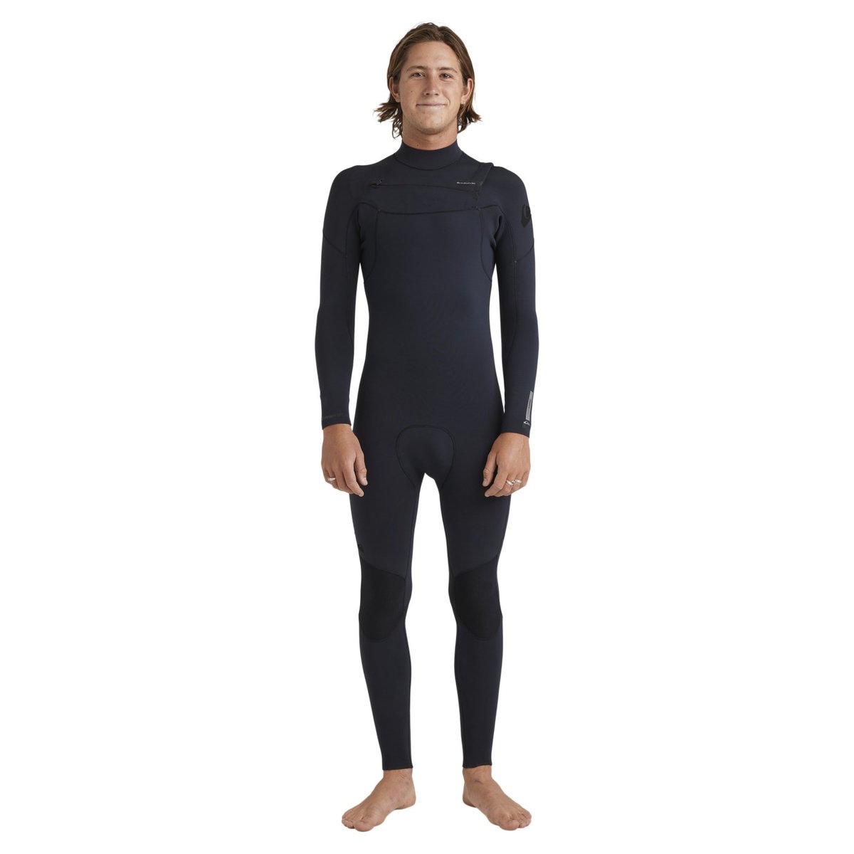 Combinaison de surf zip poitrine EVERYDAY SESSIONS 4/3MM noir black, QUIKSILVER