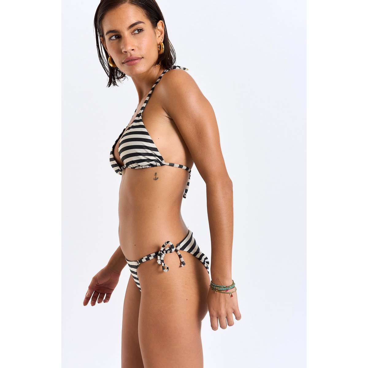 Haut de maillot triangle Lua - LYSEA noir, BANANA MOON