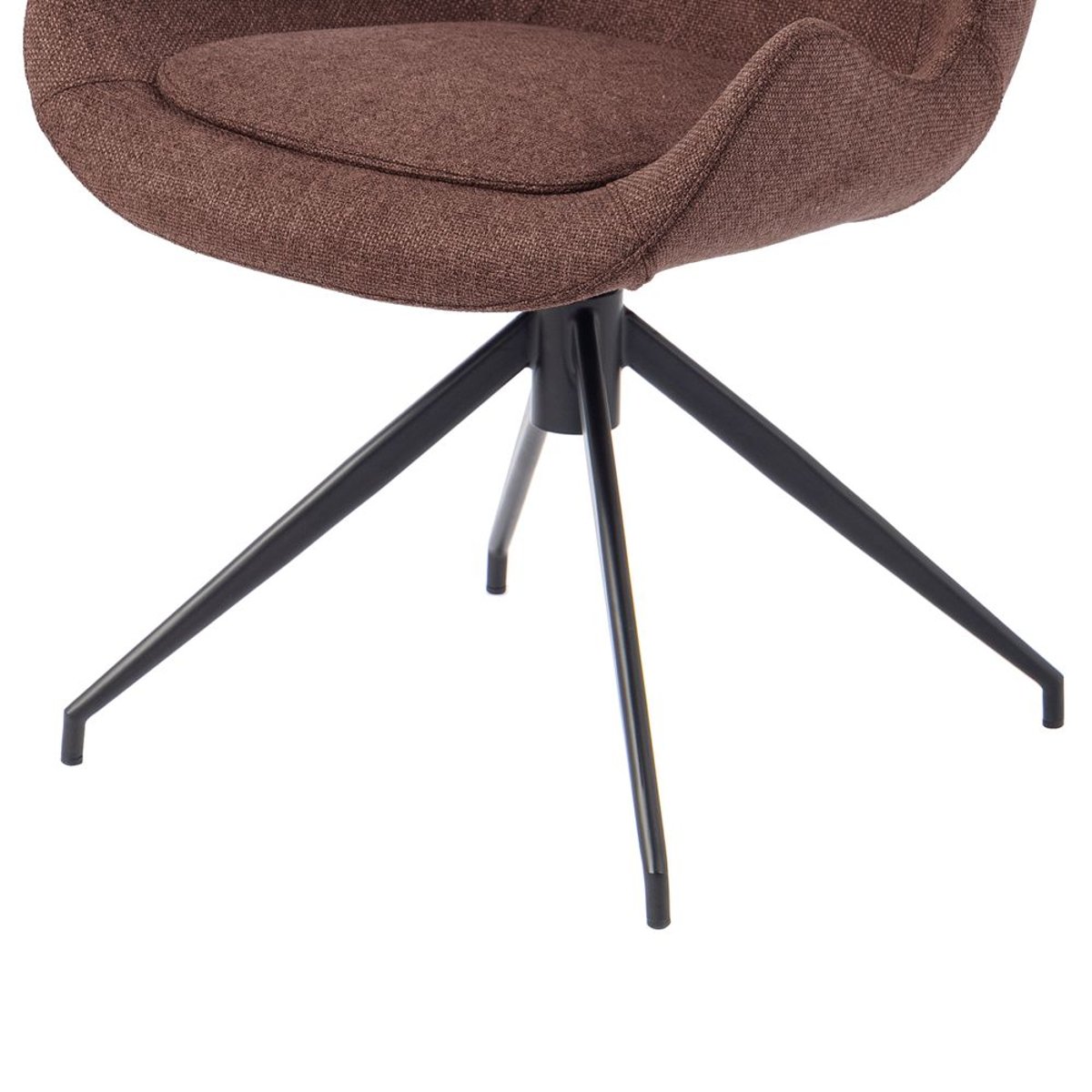 Chaise repas accoudoir tissu rouge rouge lie de vin, ZAGO