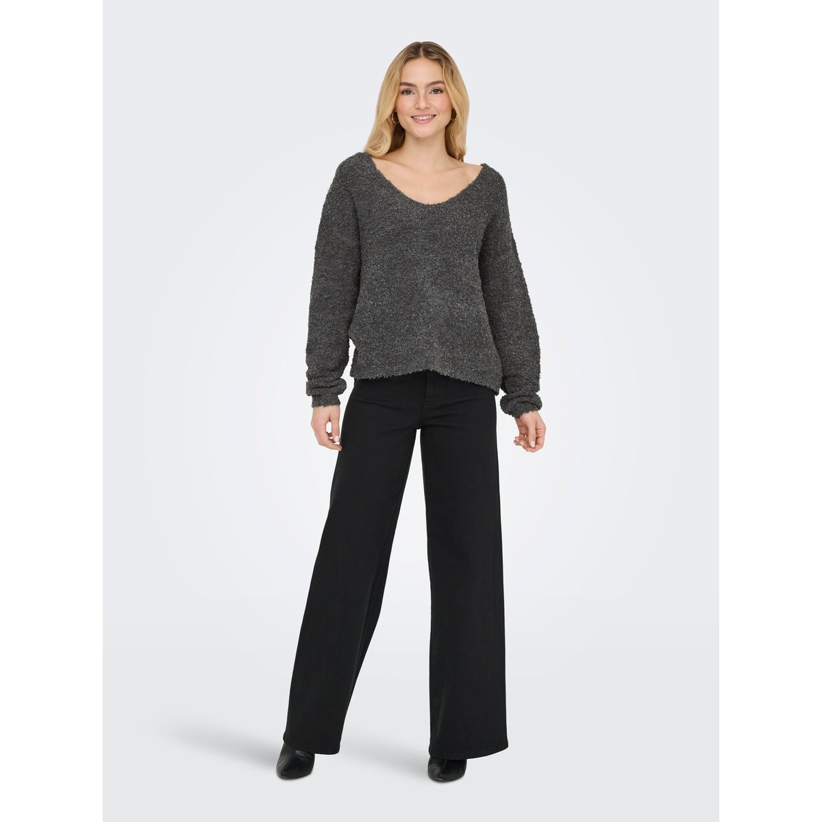 Pull En Maille dark grey melange, JDY