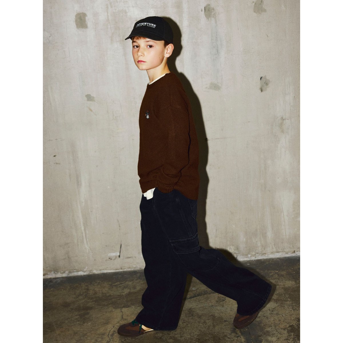 Pull En Maille rouge - chocolate plum1, NAME IT