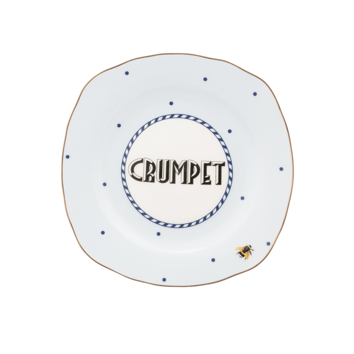 Set of 4 16cm Cheeky Tea Plates multi-coloured, YVONNE ELLEN