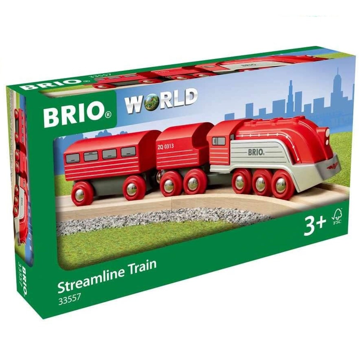 Train Aérodynamique rouge, BRIO