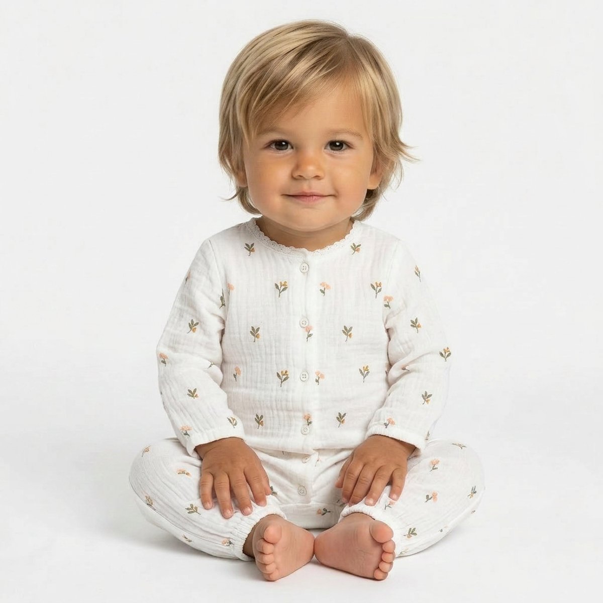 Combinaison bébé - Très bon état blanc, NATALYS