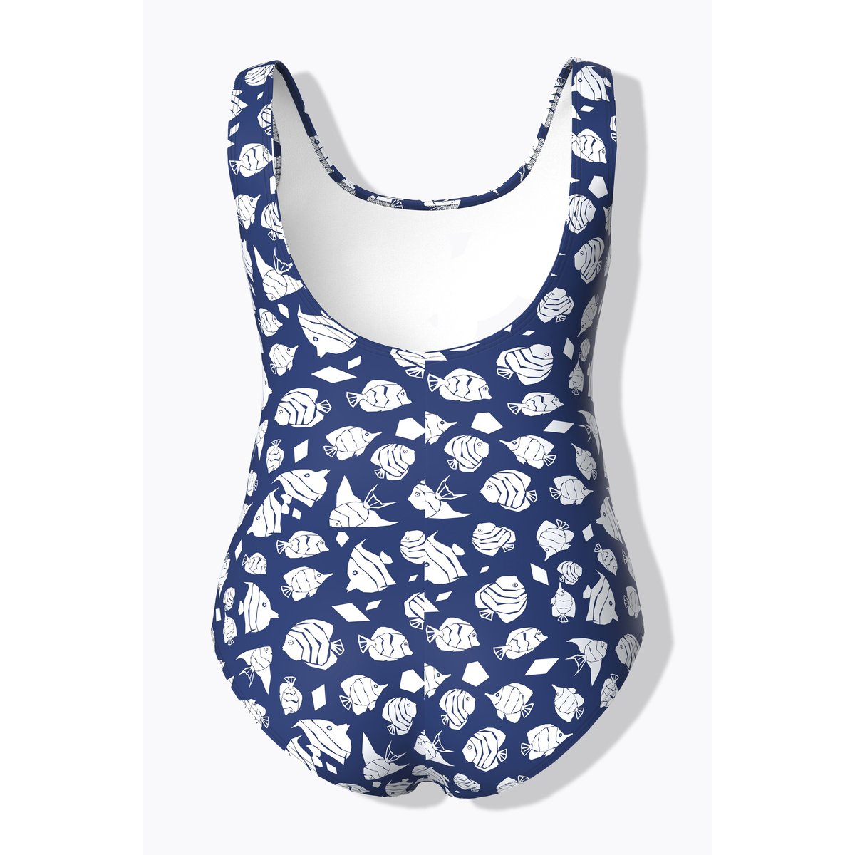 Maillot de bain sans bonnets souples. marine, ULLA POPKEN
