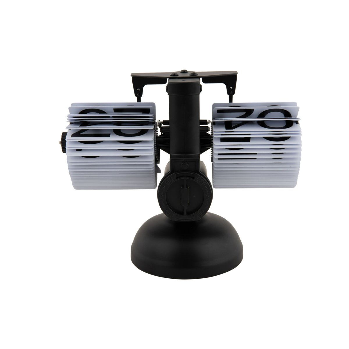 Horloge De Table Acier SMALL FLIP blanc, KARLSSON