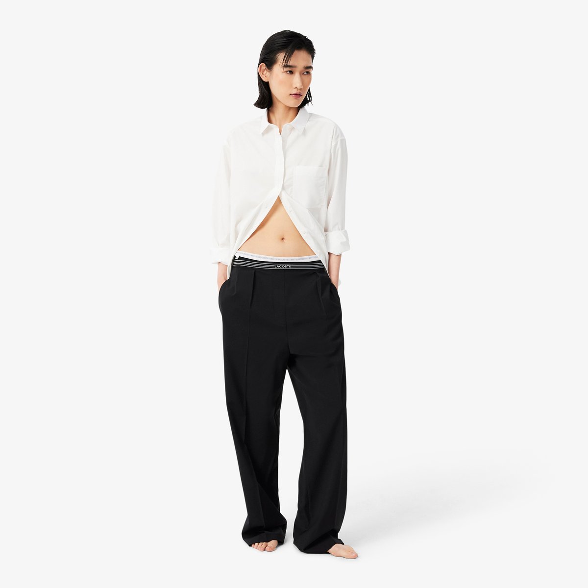Lot de 3 culottes coton stretch noir-031, LACOSTE