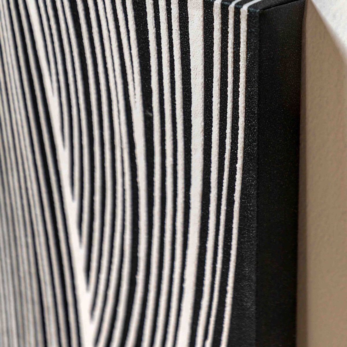 Set of 2 Curve Appeal Framed Canvas black, ÉDITÉ