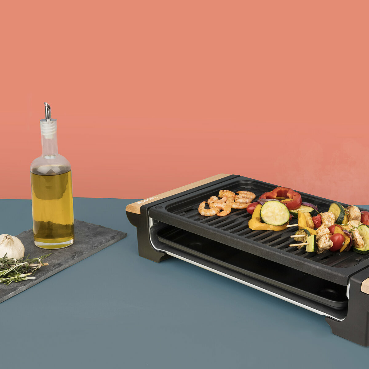 pierre à cuire et grill - rp320 gris, H.KOENIG
