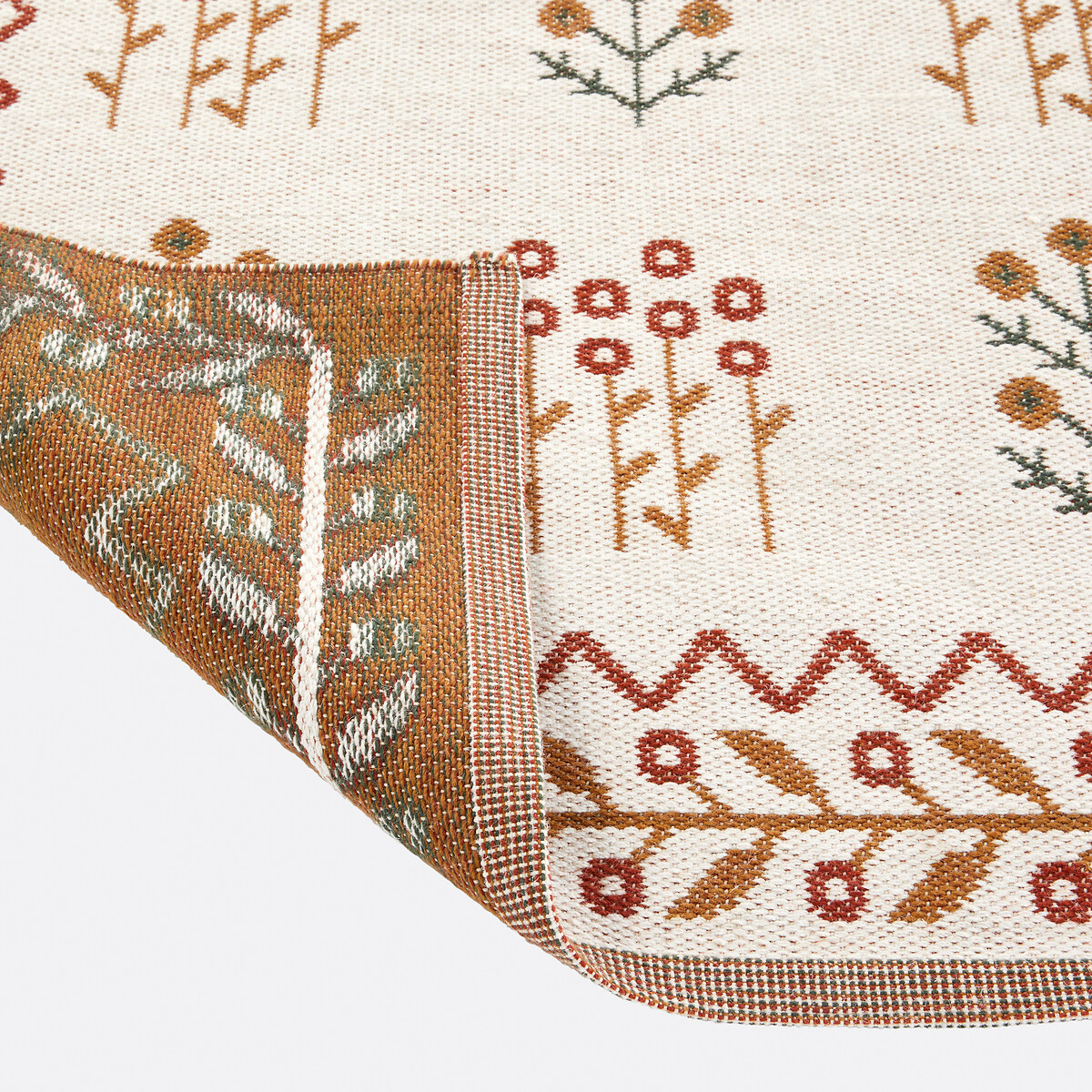 Tapis tissé plat, 77% laine, JUSTIN multicolore, LA REDOUTE INTERIEURS