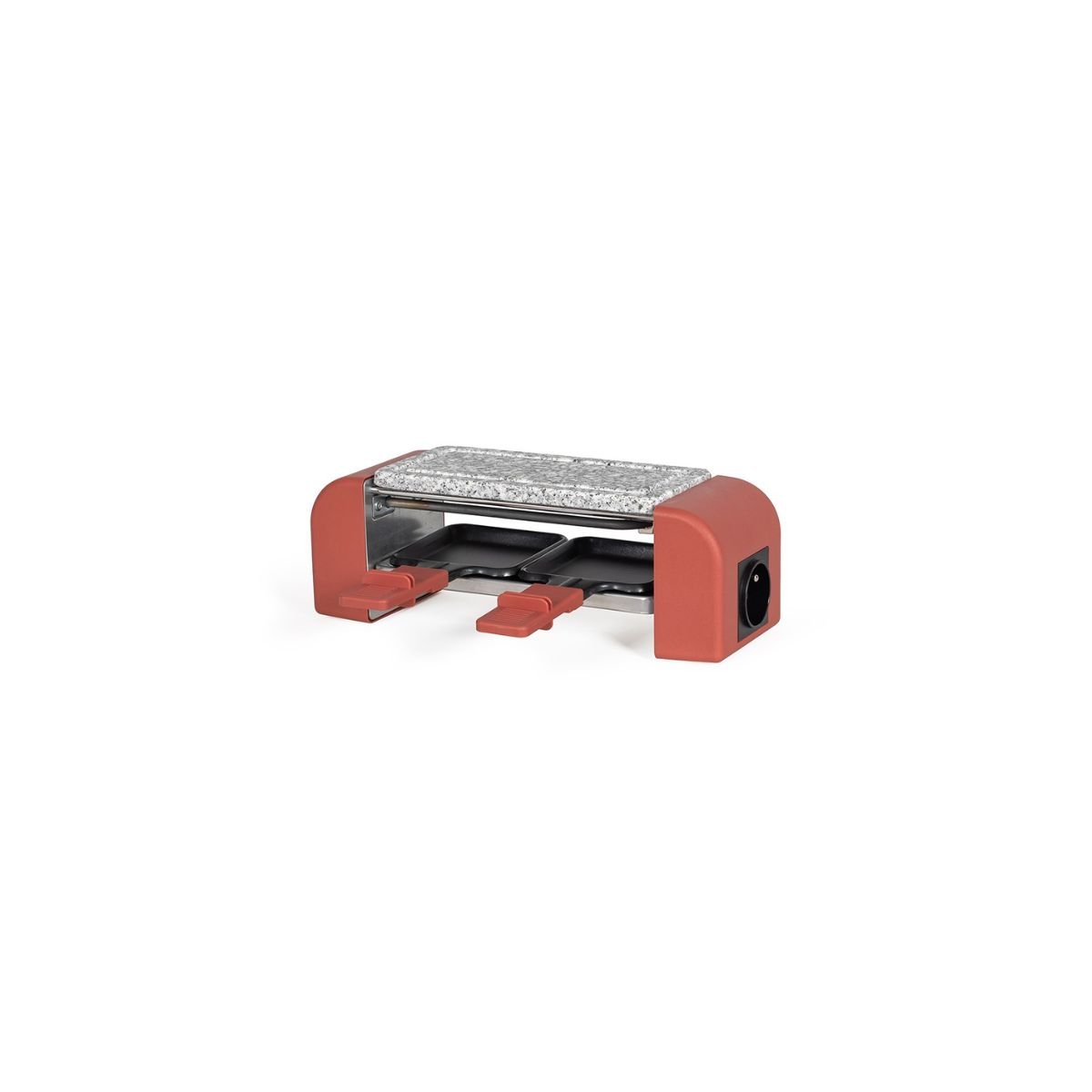 Raclette 2 personnes connectable rouge, LIVOO