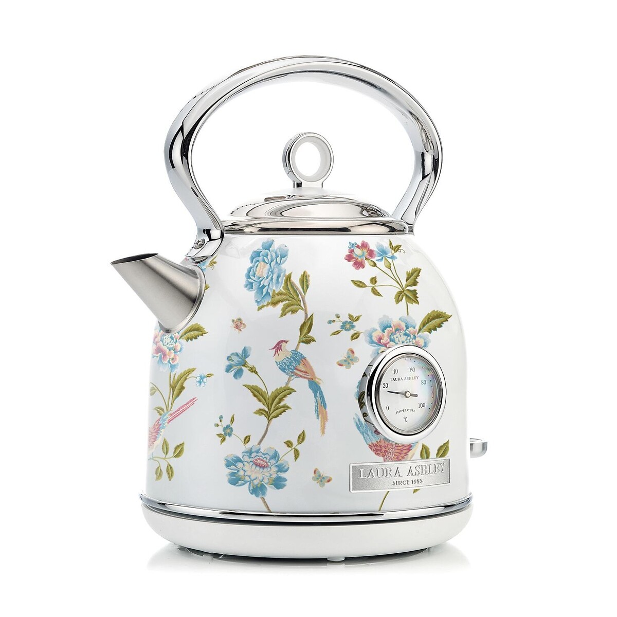 Laura Ashley 1.7L Dome Kettle - VQSBPKK336 white, LAURA ASHLEY