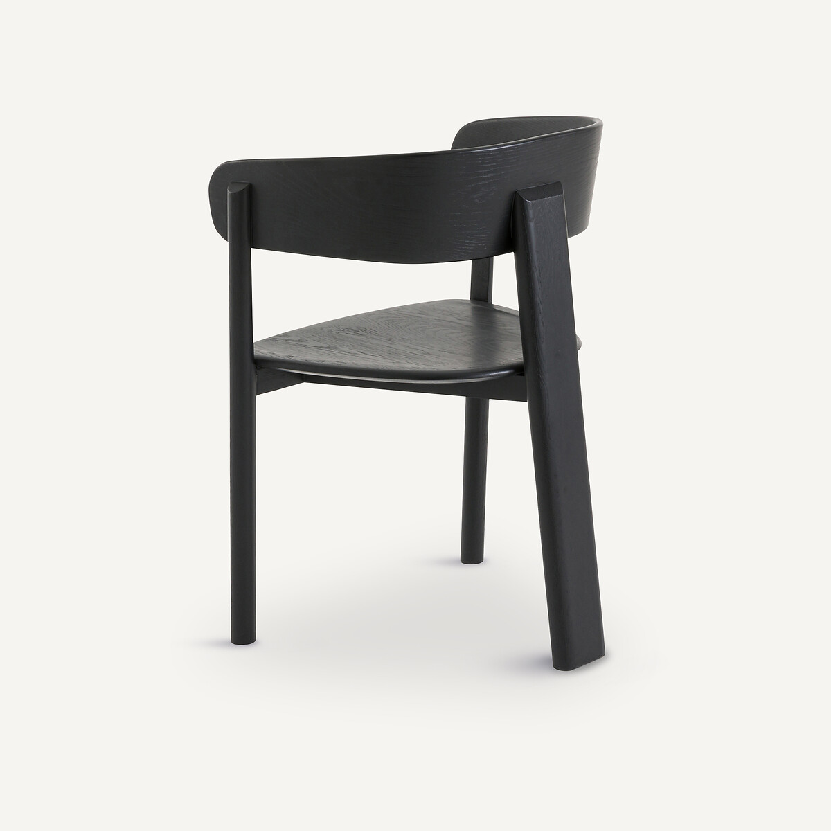 Fauteuil de table chêne et plaqué MARAIS noir, AM.PM X EMMANUEL GALLINA