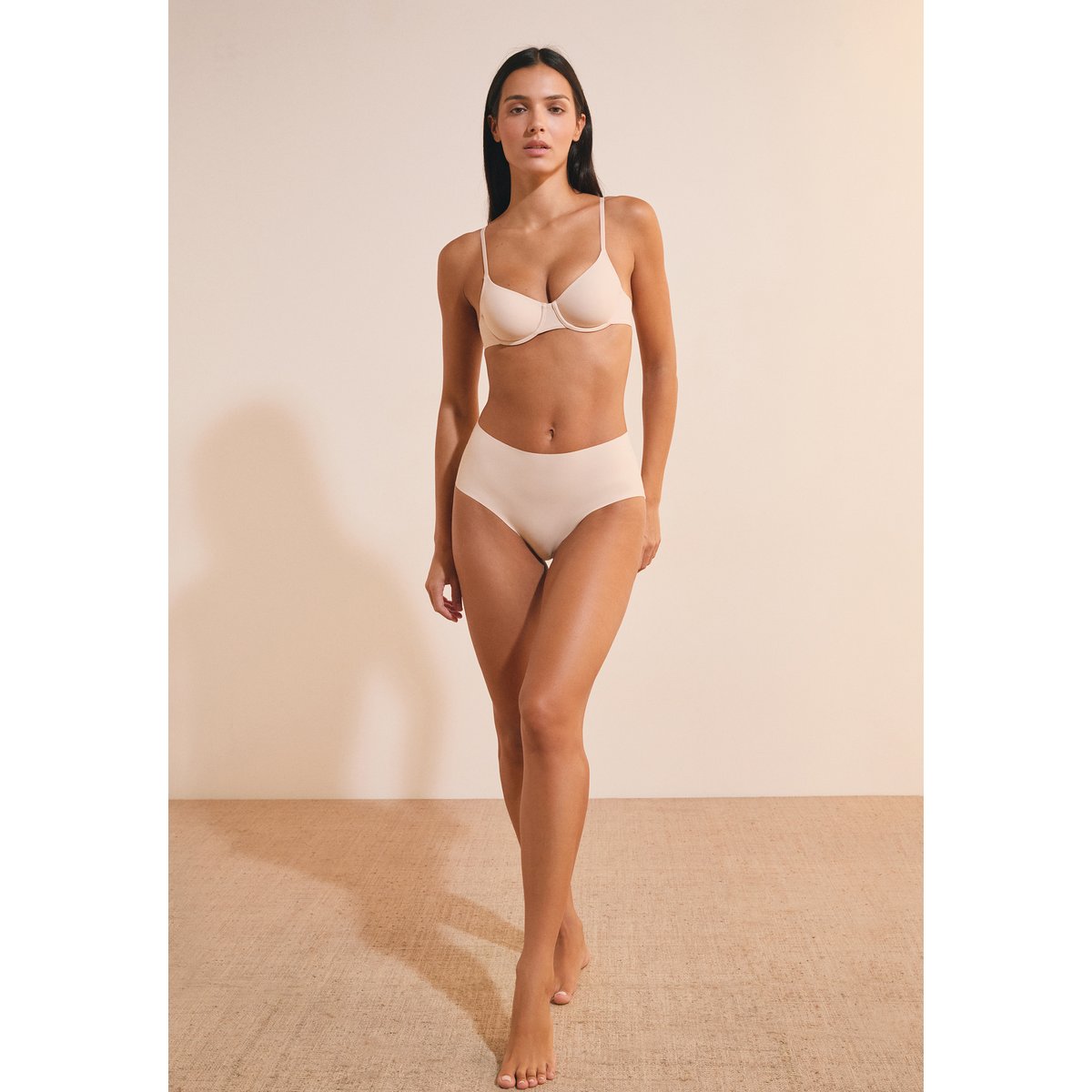Culotte midi en microfibre PURE FIT lin, ETAM