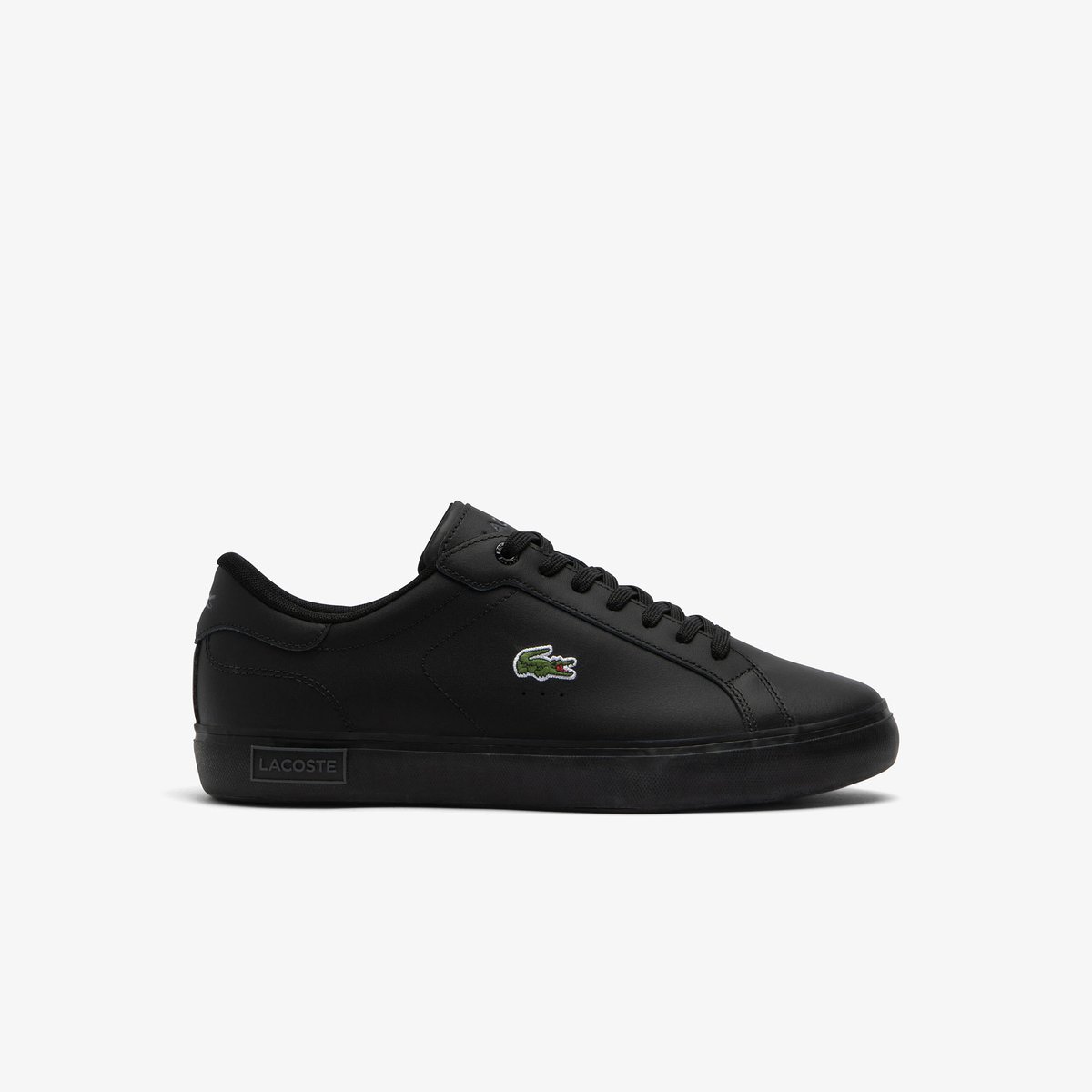 Sneakers Powercourt homme en cuir noir-02h, LACOSTE