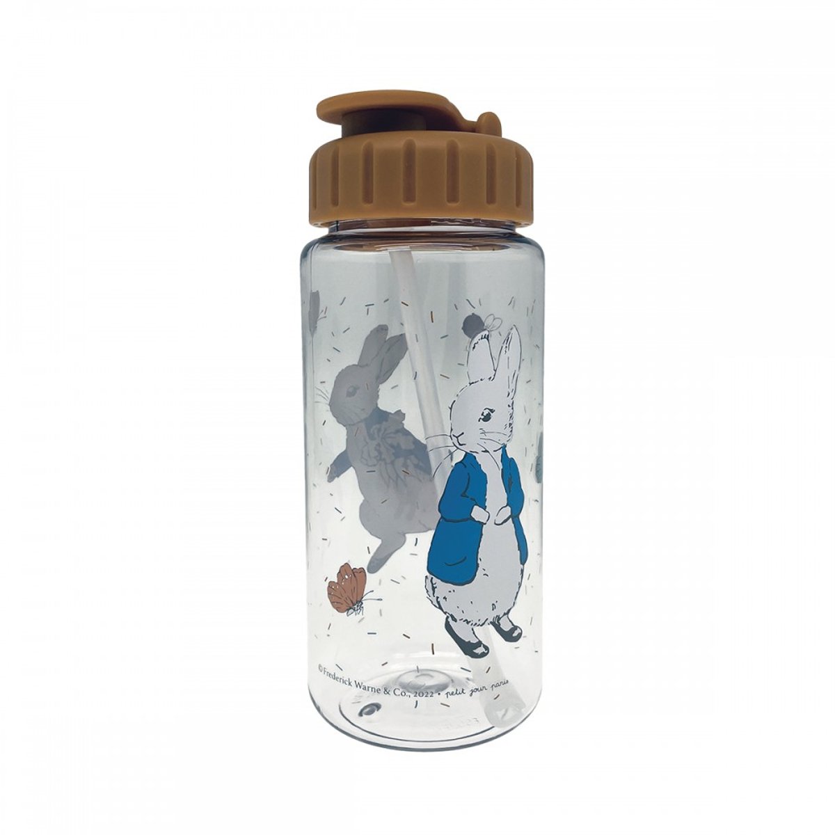 Gourde PIERRE LAPIN marron, bleu, PETIT JOUR