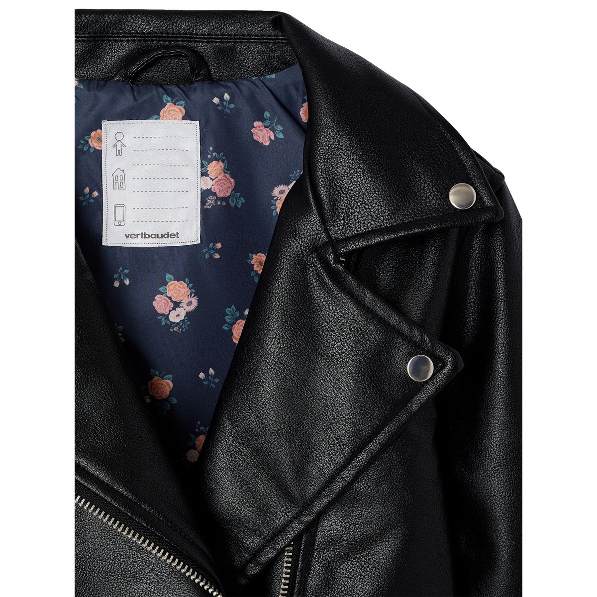Veste perfecto noir, VERTBAUDET