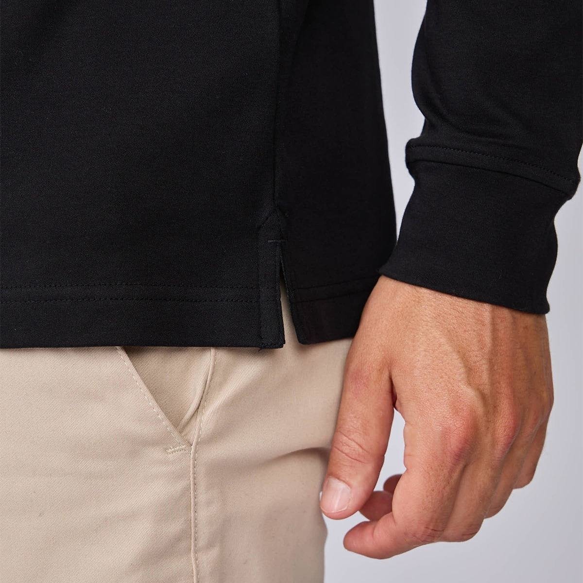 Polo Ellian noir, MISE AU GREEN