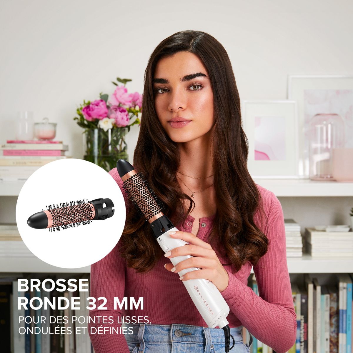 Brosse soufflante My Pro GH18 100 (5 en 1) couleur unique, BELLISSIMA