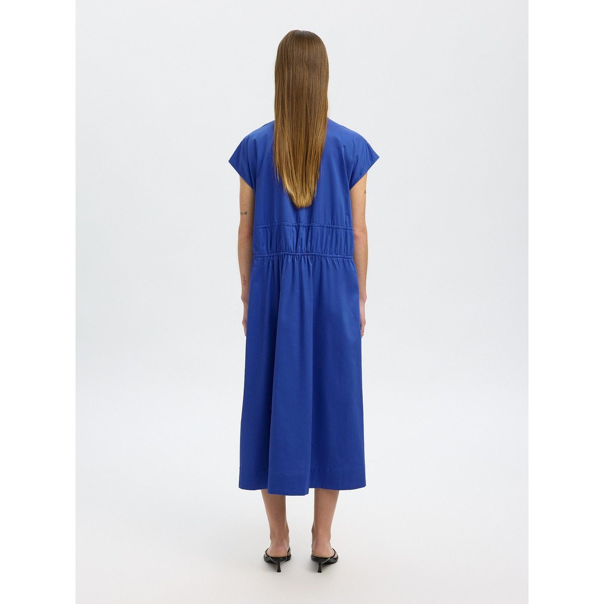Robe Mi-Longue dazzling blue, SELECTED