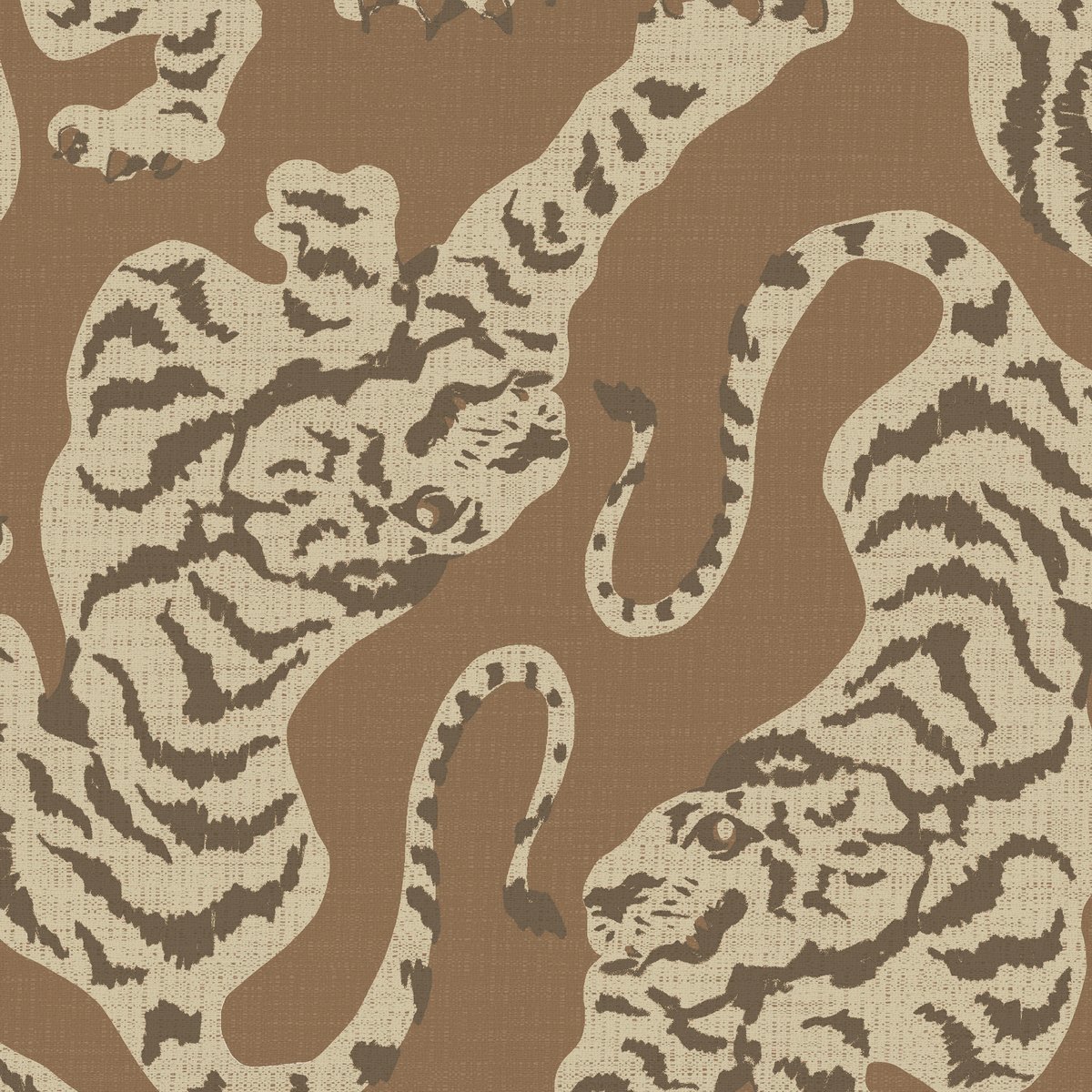 Papier peint Peau de tigre brun, beige, SUPERFRESCO EASY
