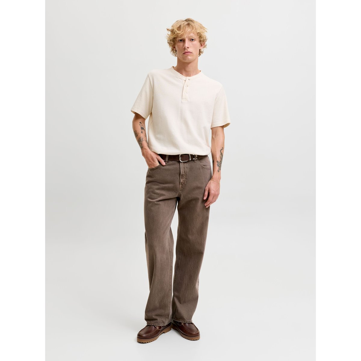 Jean Coupe Droite marron - chocolate brown, JACK & JONES