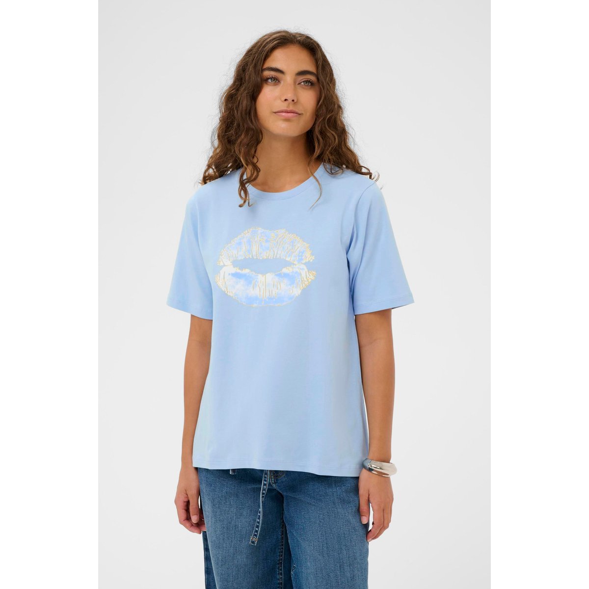 T-shirt à manches courtes bleu powder blue, CULTURE