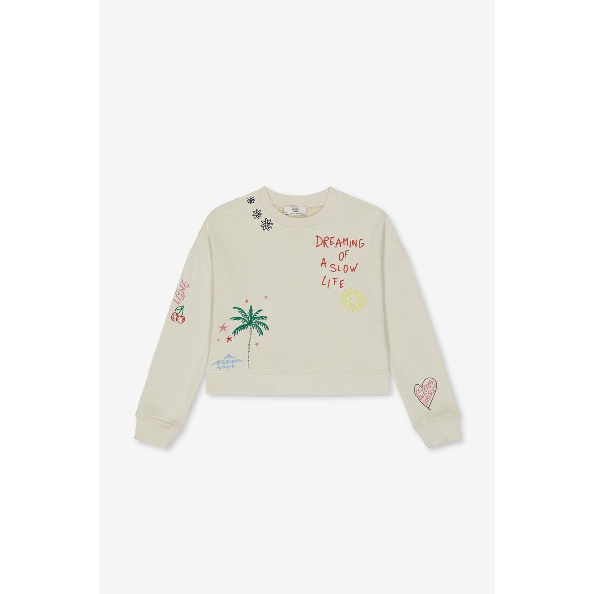 Sweat-Shirt ASTAGI sauge, LE TEMPS DES CERISES