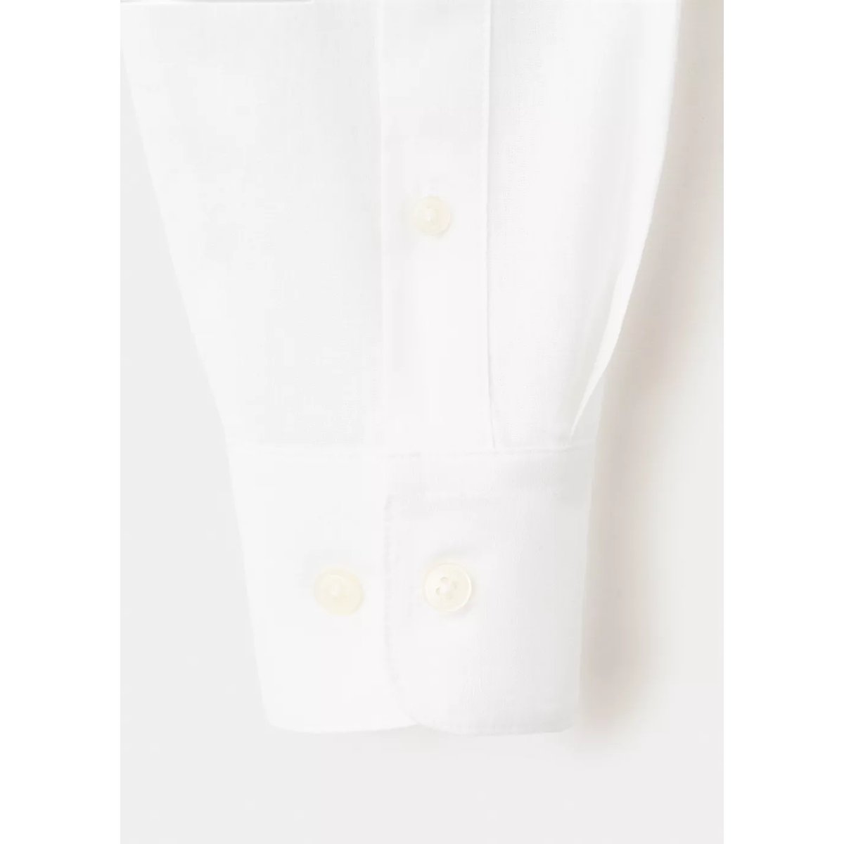 Chemise lin col officier blanc, MANGO TEEN