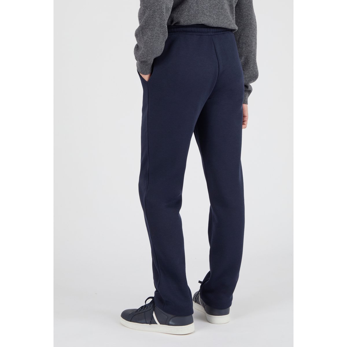 Pantalon de détente en molleton bleu marine, DAMART