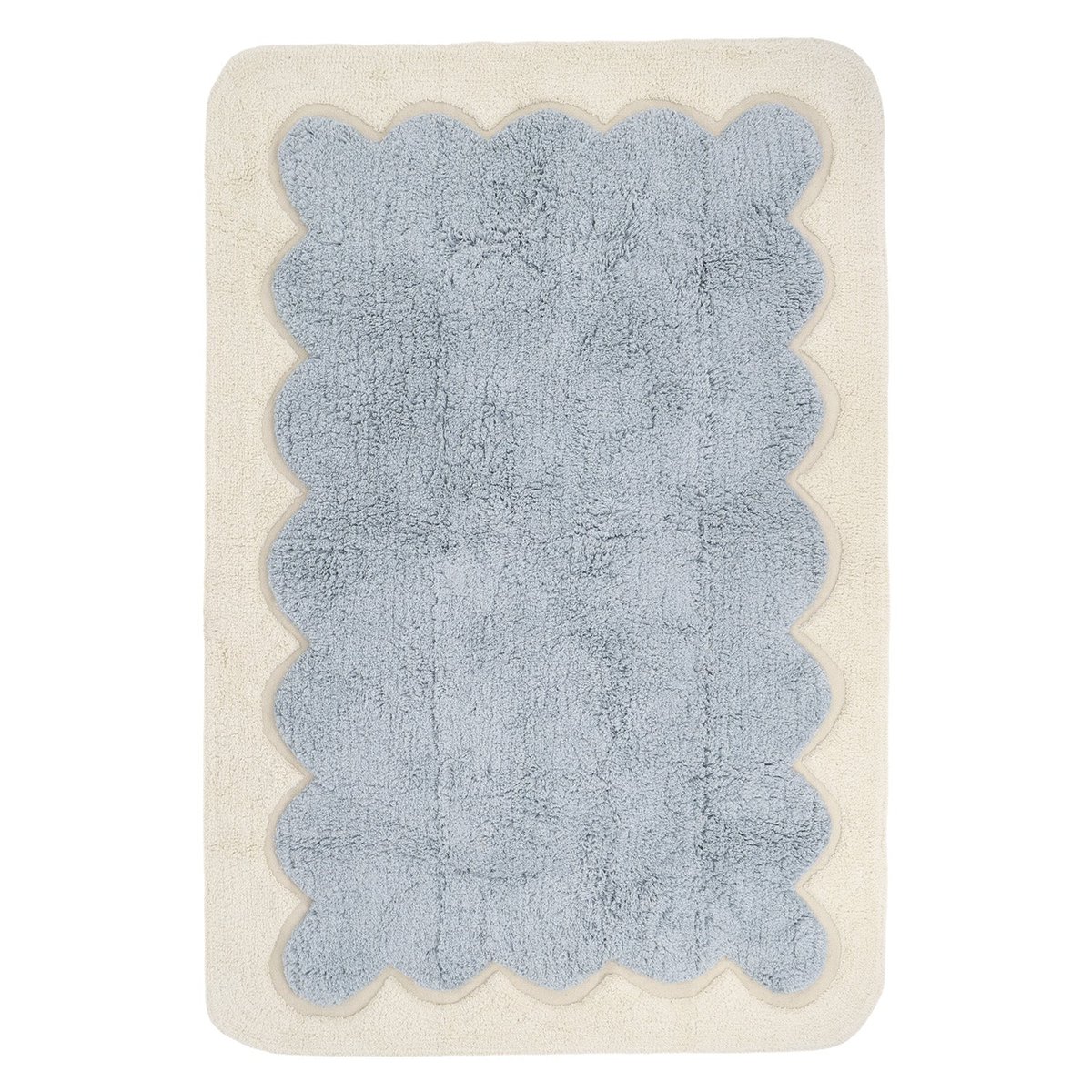 Tapis Alfonsina Bleu couleur unique, NATTIOT