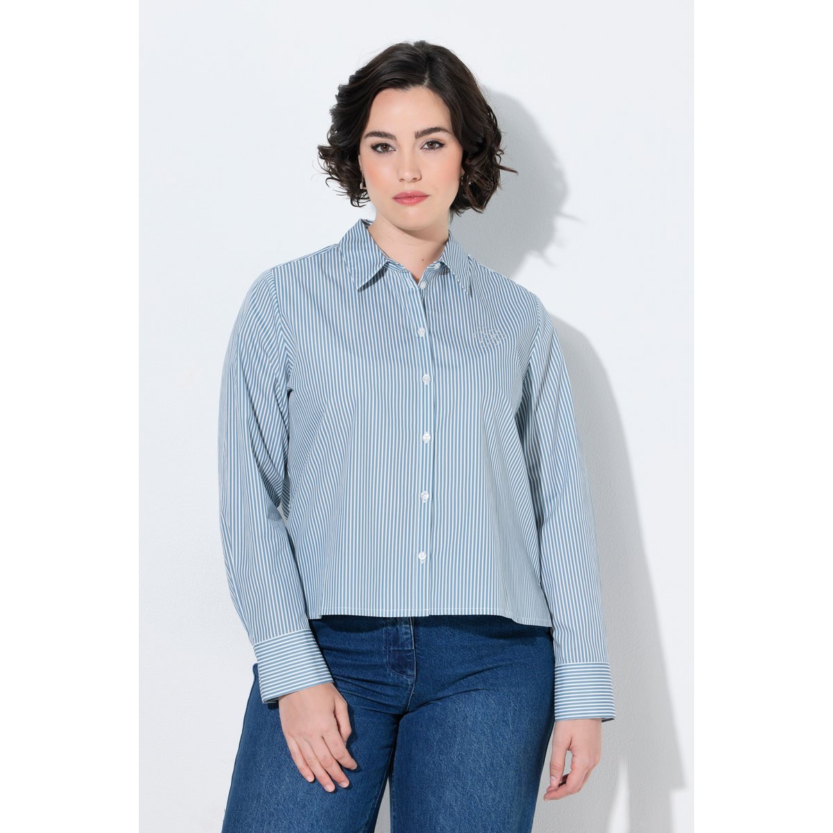 Chemisier à rayures bleu, ULLA POPKEN