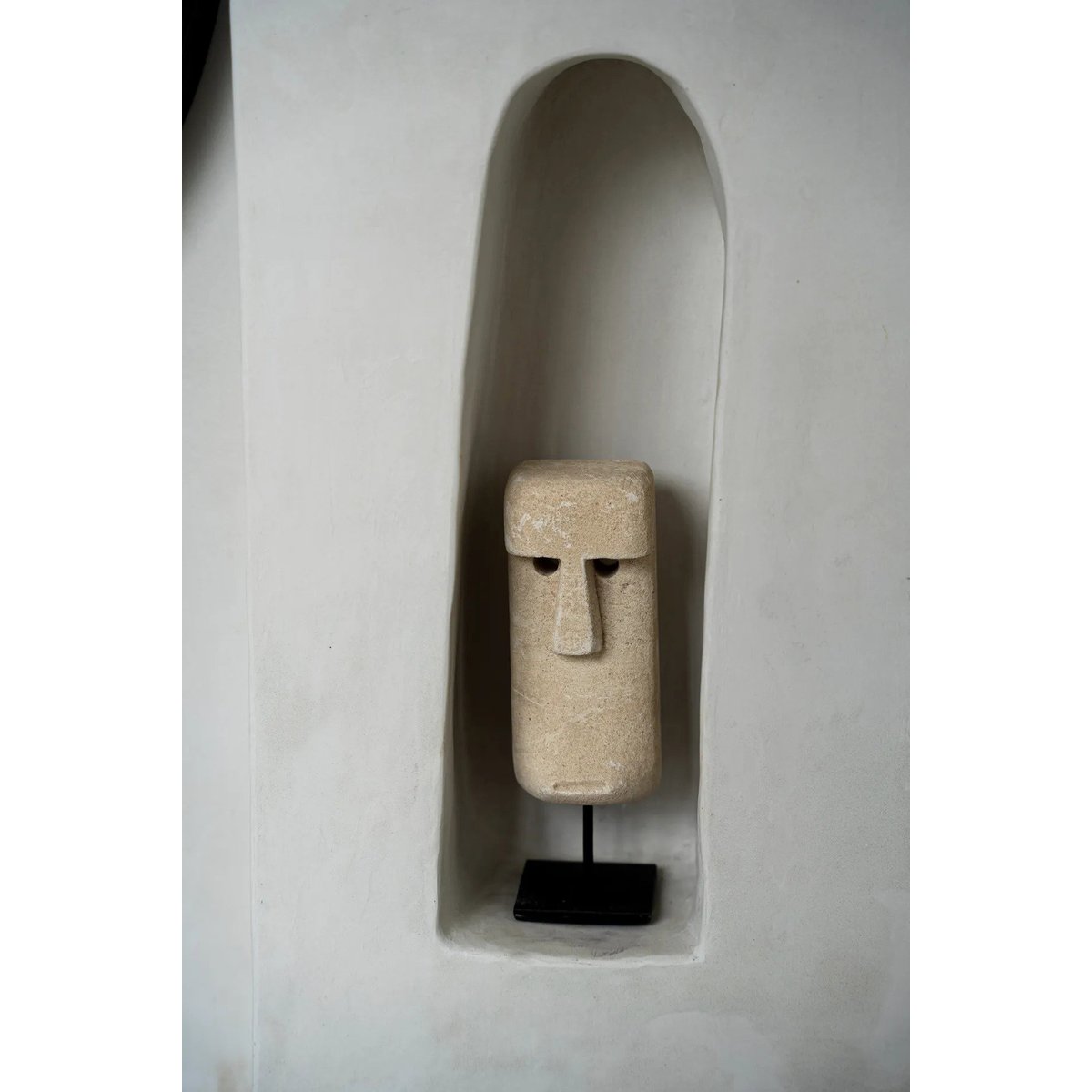 Statuette en grès SUMBA beige, BAZAR BIZAR