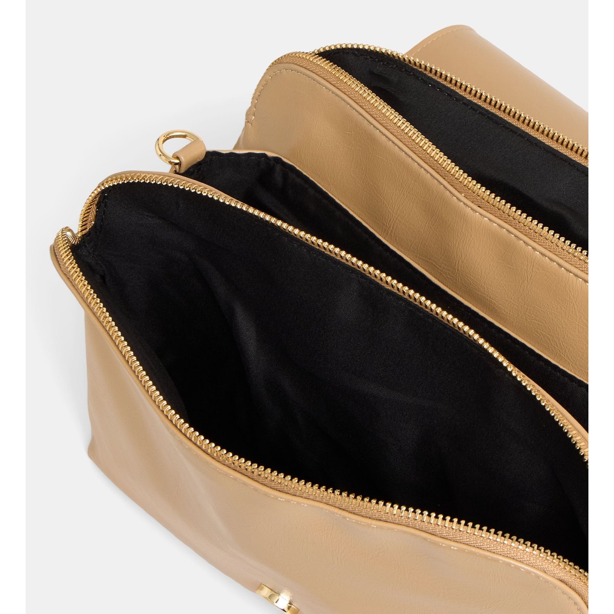 Sac à main jada xl vernis taupe, GALERIES LAFAYETTE