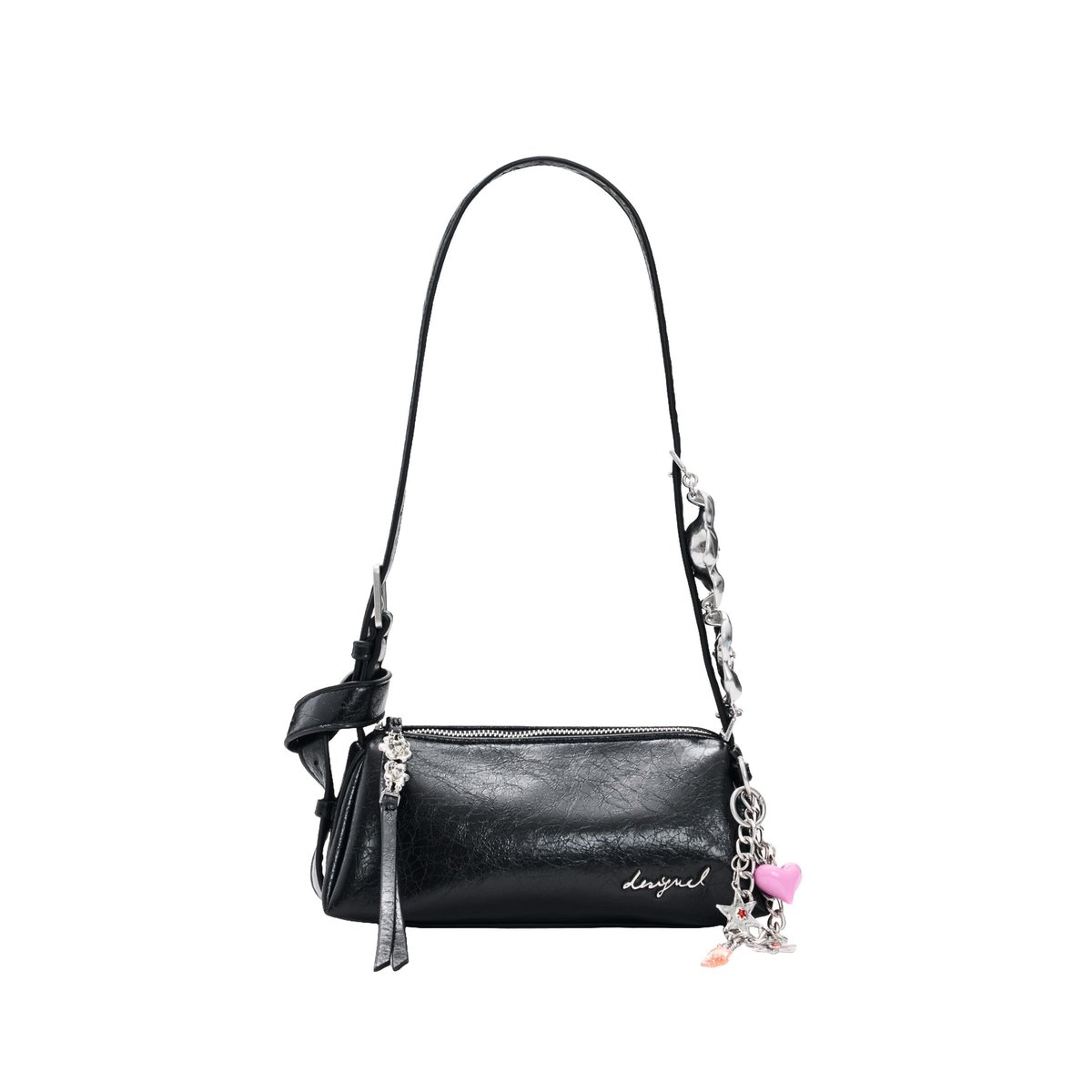 Petit sac charms noir, DESIGUAL
