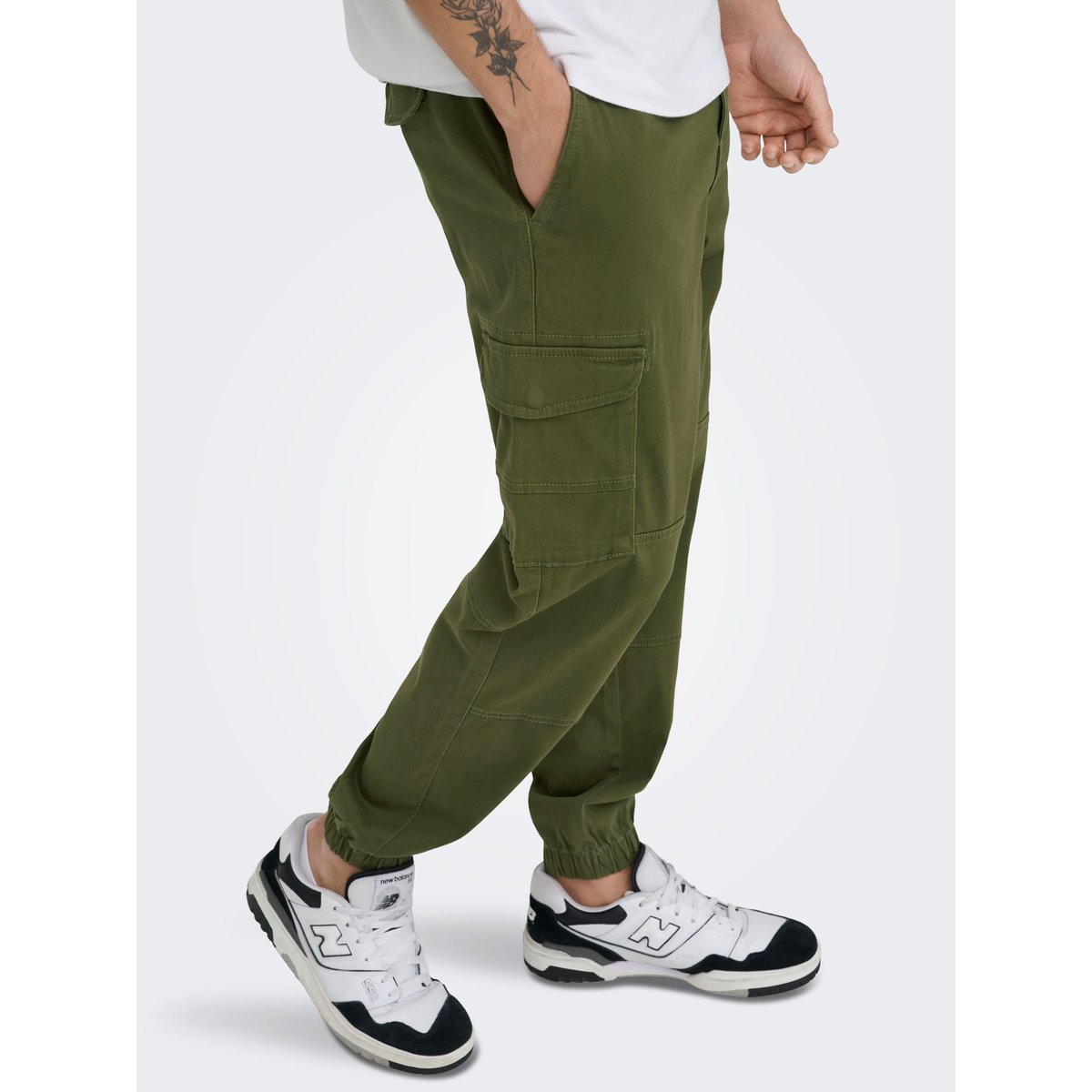 Pantalon Cargo olive night, ONLY & SONS