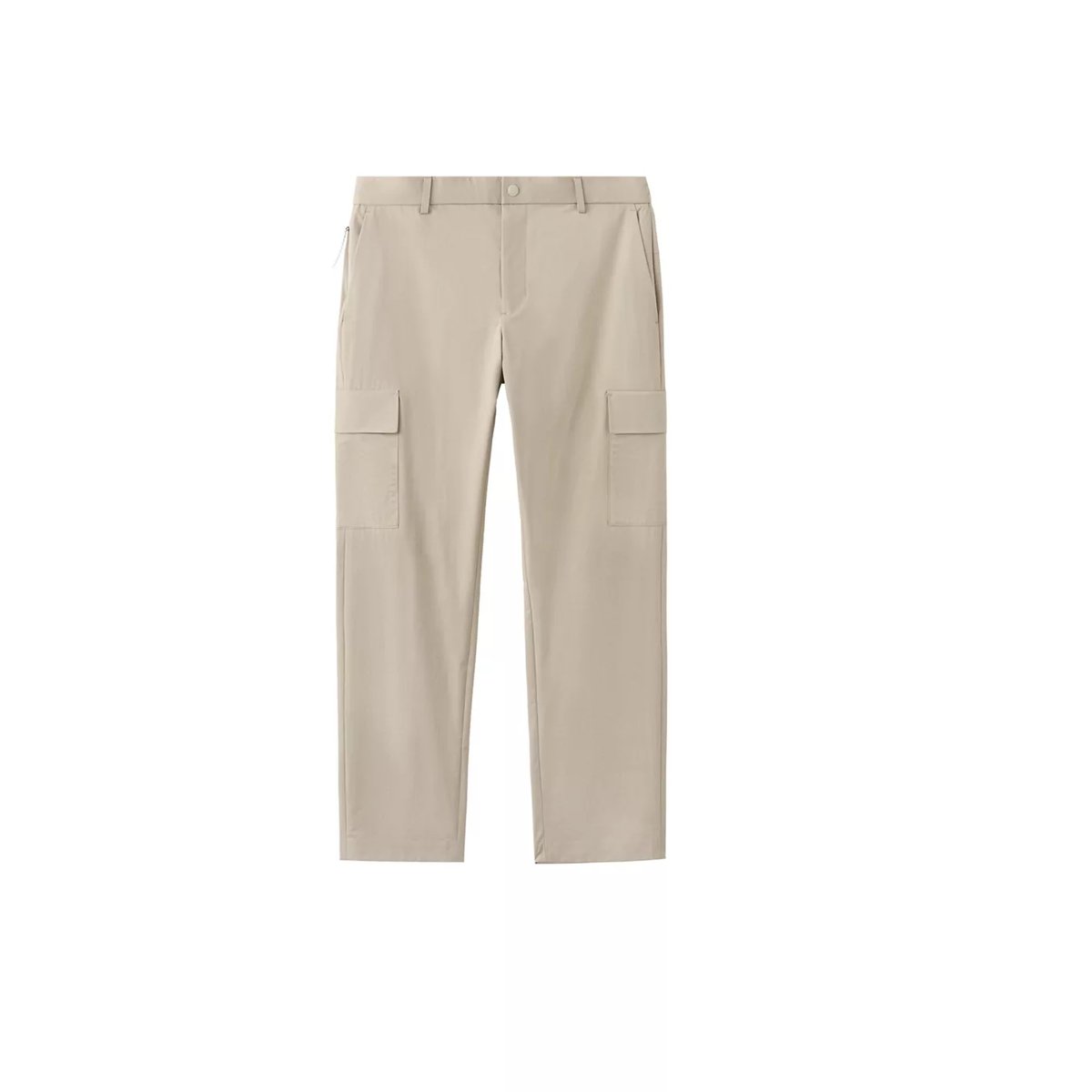 Pantalon cargo slim-fit comfort stretch beige, MANGO MAN