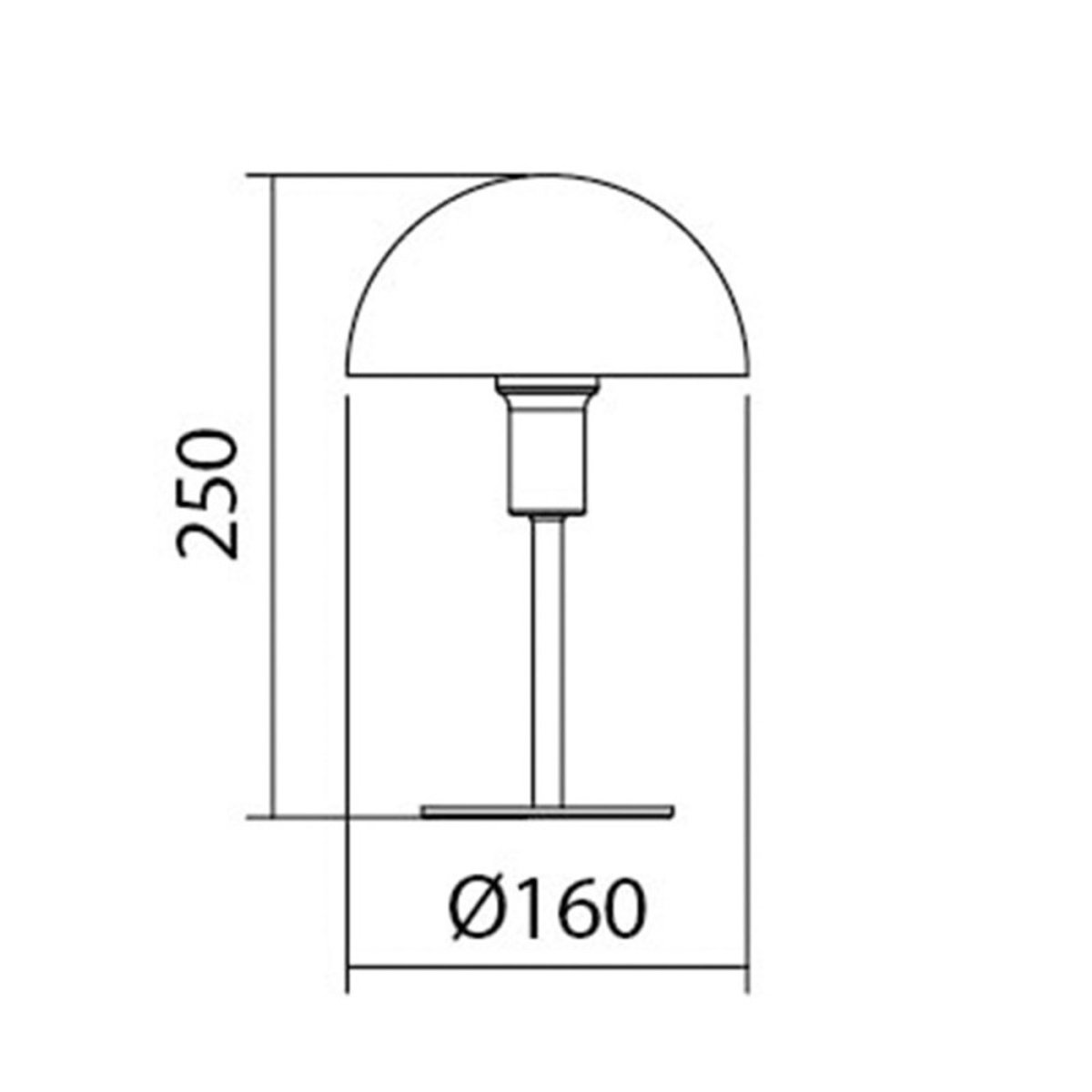 Lampe A Poser Poma Metal En Laiton Mat Et Abat-jour Crème laiton, MILLUMINE