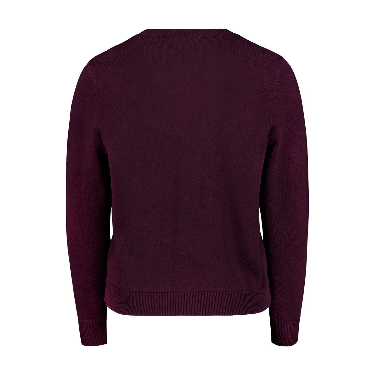 Cardigan en fine maille à encolure ronde dark dahlia, CARTOON