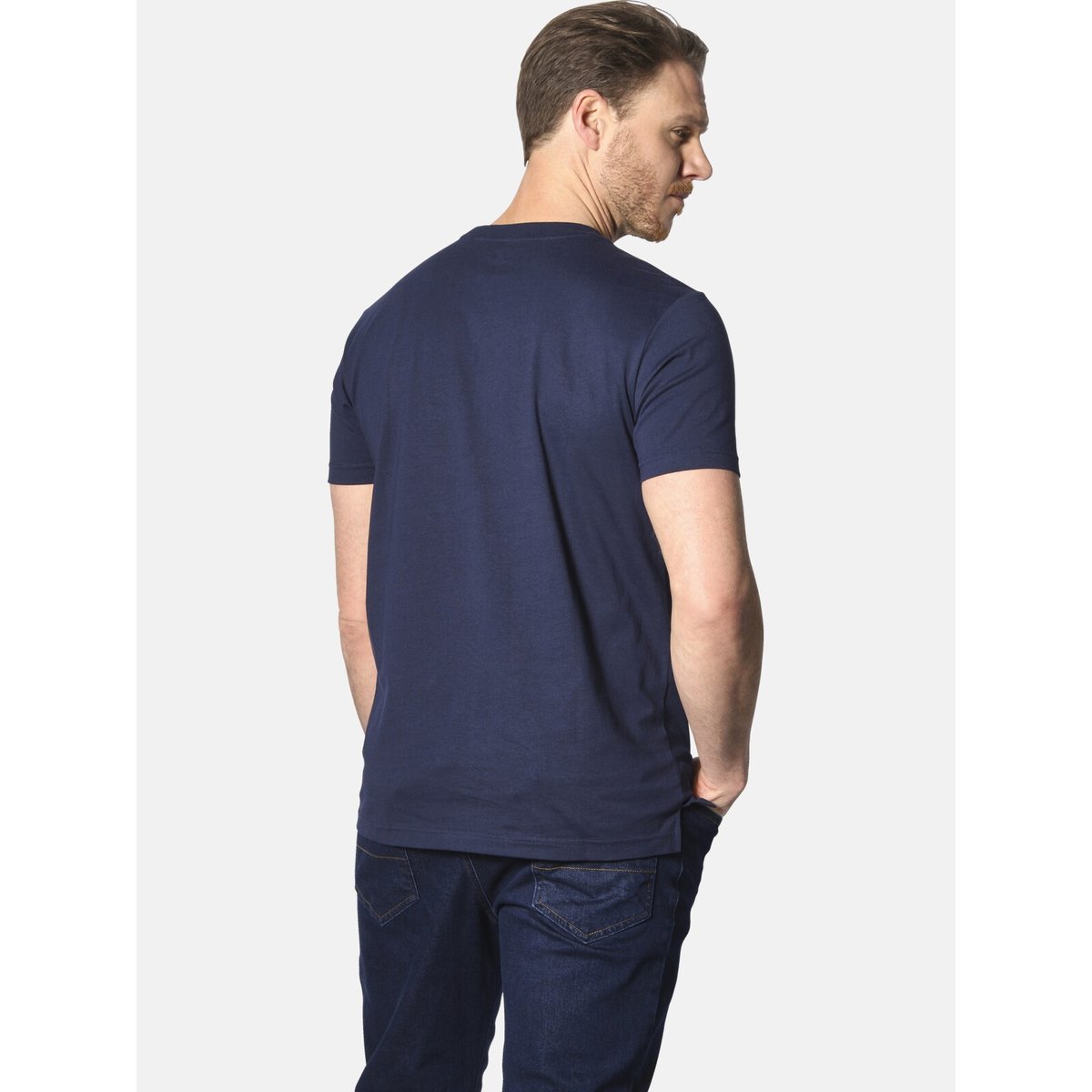 T-shirt HAKSE bleu foncé, JAN VANDERSTORM